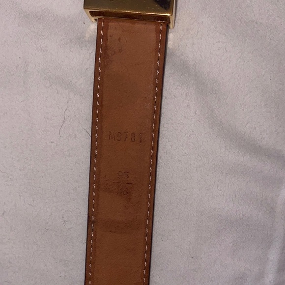 Louis Vuitton Black and Brown Monogram Belt - Picture 3 of 8